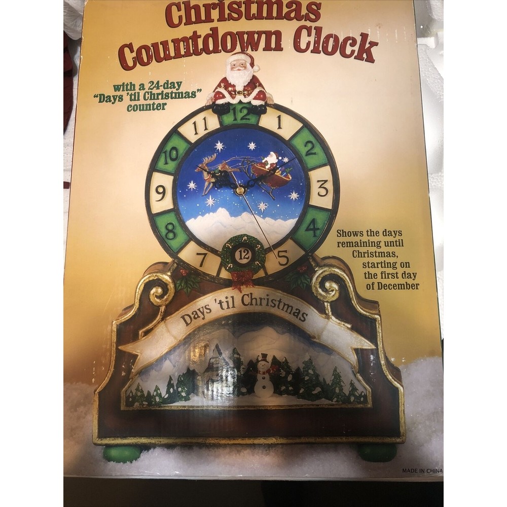Christmas Countdown Clock Costco Original Box Works Video Tested